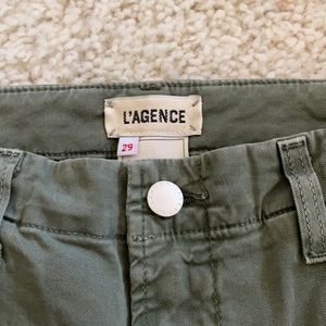NWT green side stripe pants